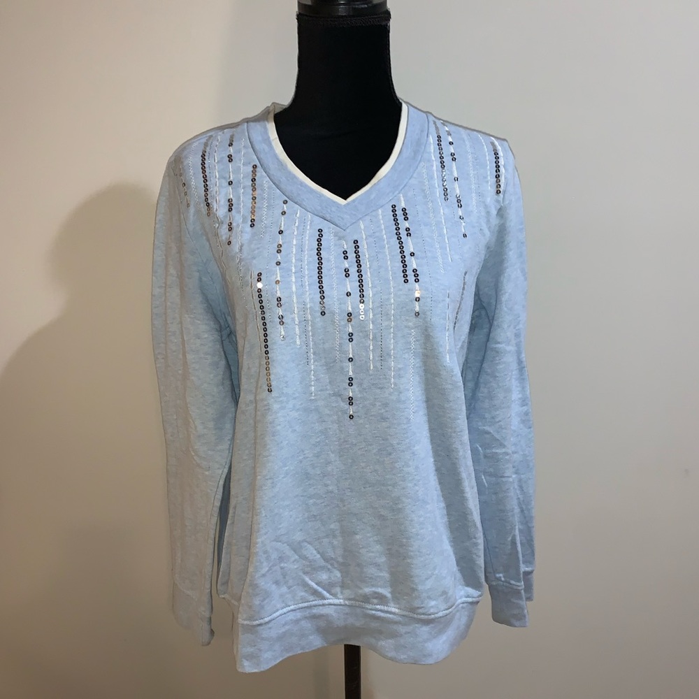 🐠 LAURA SCOTT sweatshirt size M